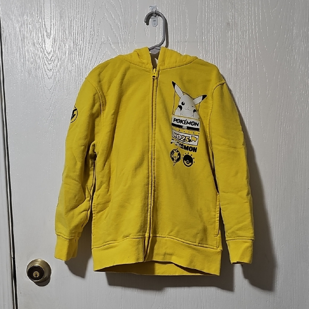 Pokemon Yellow Pikachu Hoodie for Kids